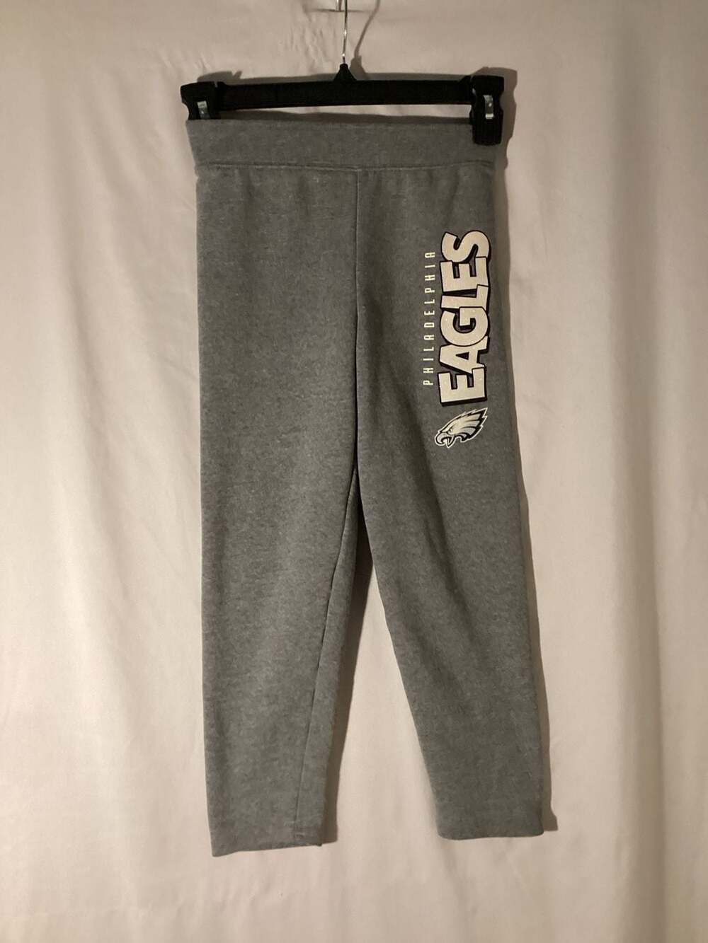 Philadelphia Eagles NFL Heather Gray Fleece Sweatpants Youth Size L 6-6X
